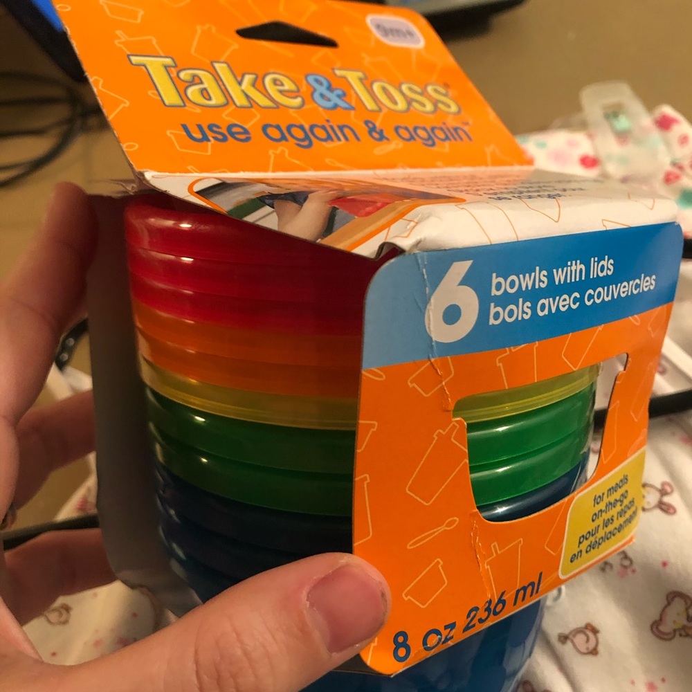 6 baby bowls